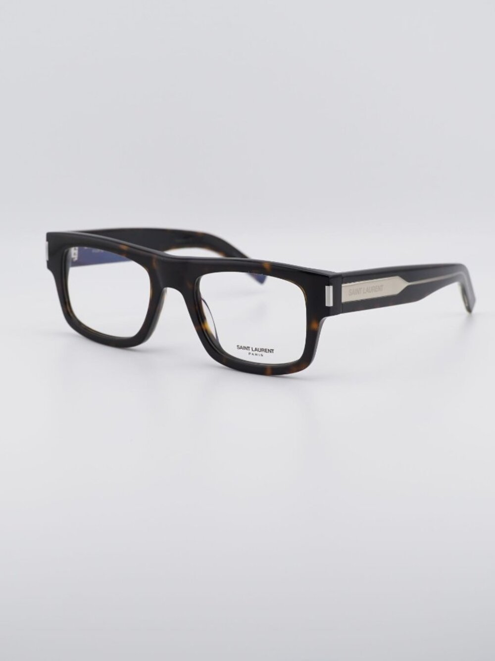 Saint Laurent SL574 002 Eyeglasses Havana 52mm Square Frame